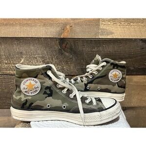 Converse Carhartt M7.5 W9.5 WIP x Chuck 70 High 'Camo' 169221C Shoes